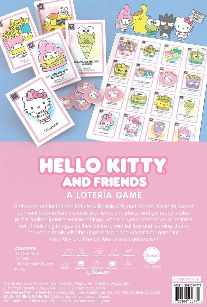 Sanrio Hello Kitty and Friends Loteria Board Game
