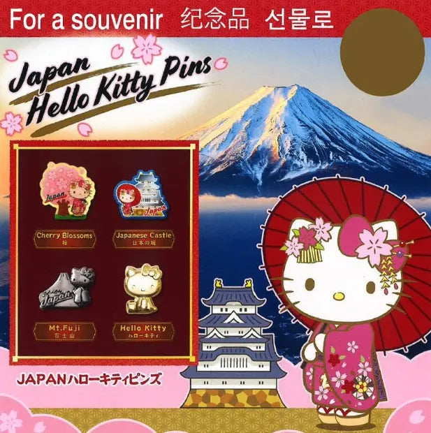 Sanrio Japan Hello Kitty Pins Gachapon