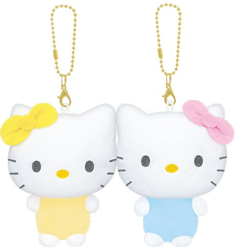 Sanrio Nikonui Keychain Hello Kitty and Mimmy