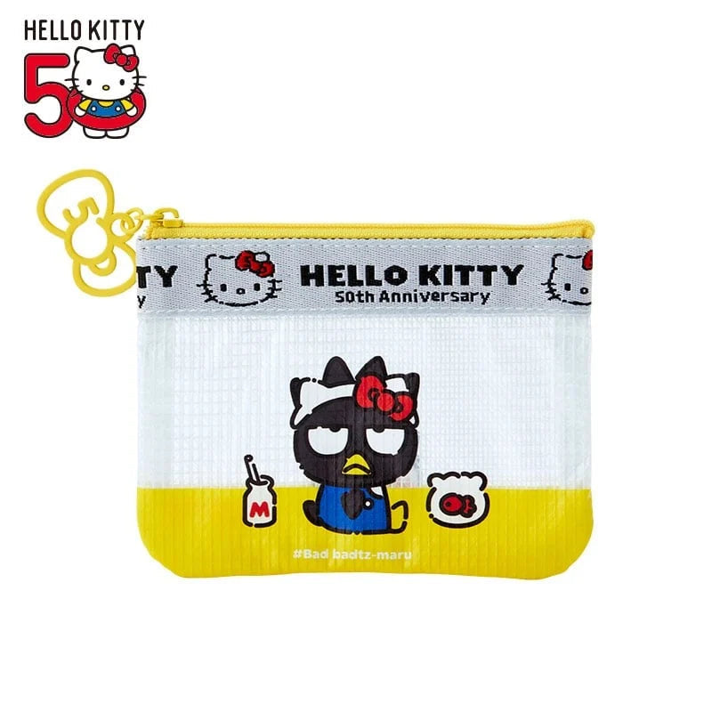 Sanrio Original Bad Badtz-Maru HELLO Everyone! Design Series Flat Pouch