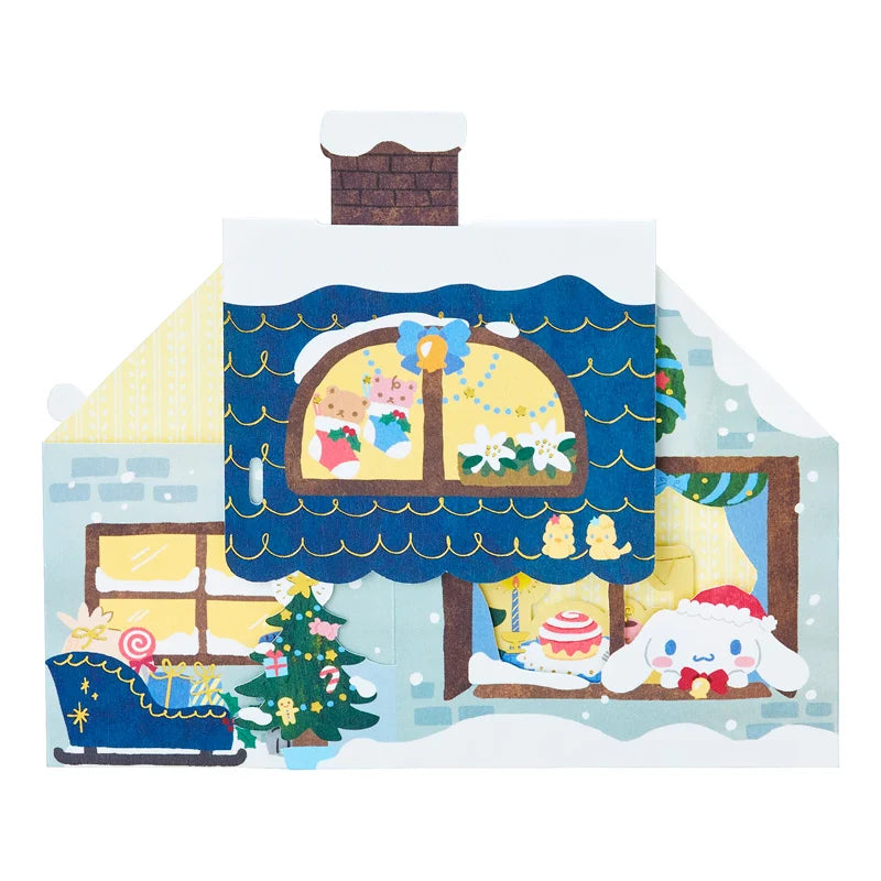 Sanrio Original Cinnamoroll Christmas House Card