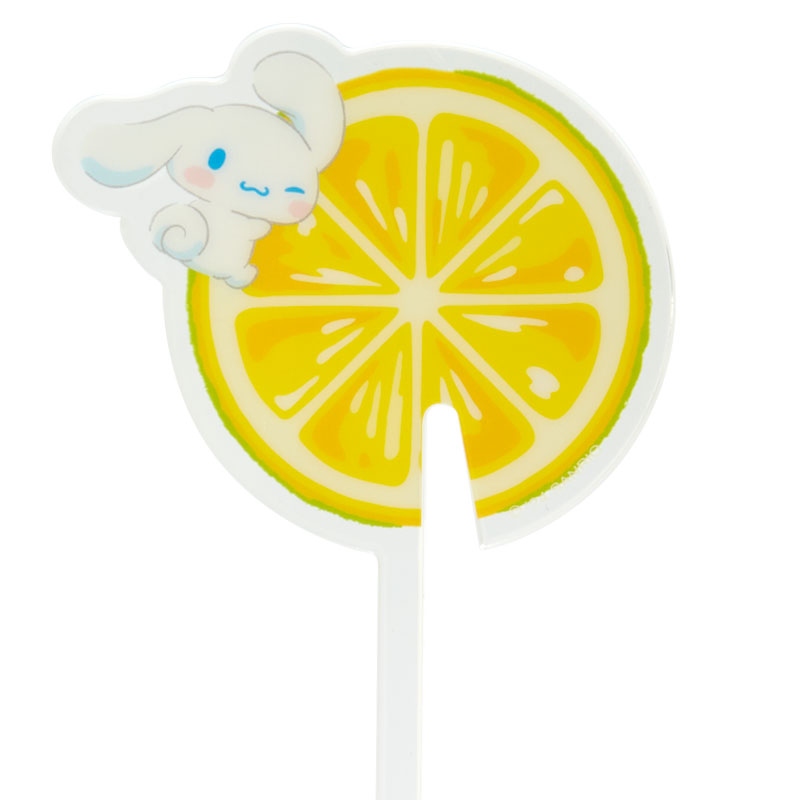 Sanrio Original Cinnamoroll Colourful Fruits Drinks Stirrer