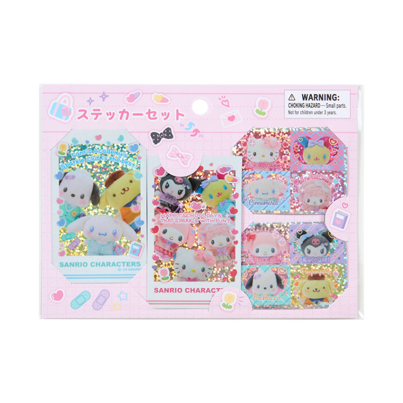 Sanrio Original Decorative Stickers Sanrio Gakuen Kirameki Club Series Sticker Set