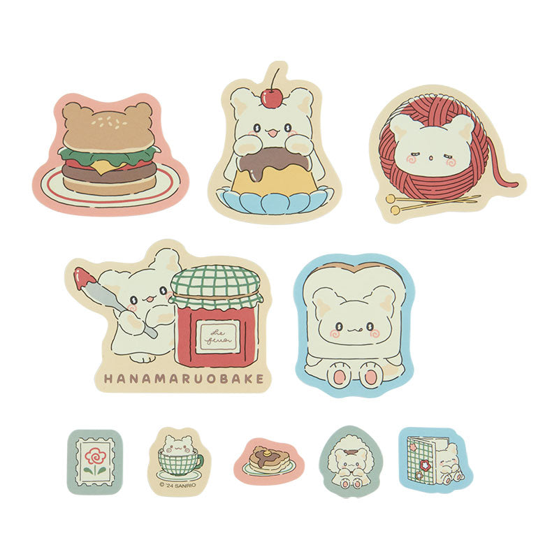 Sanrio Original Hanamaruobake Sticker Set [Itsumo Isshona no! Design Series]