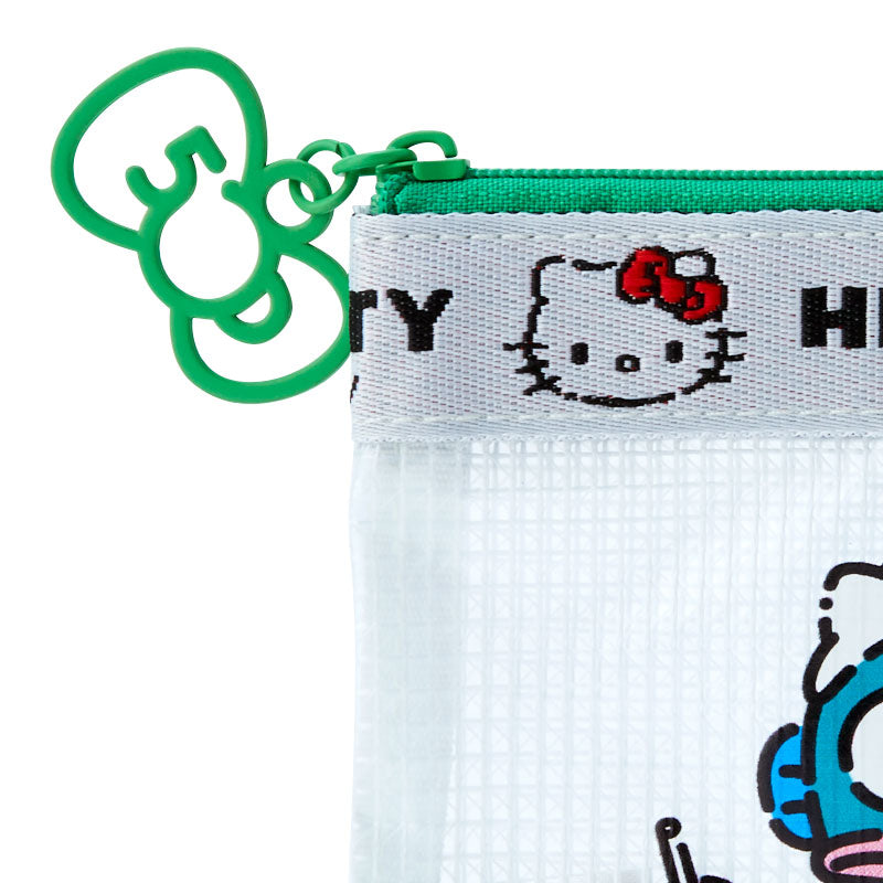 Sanrio Original Hangyodon HELLO Everyone! Design Series Flat Pouch