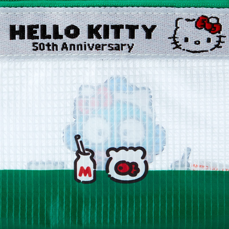 Sanrio Original Hangyodon HELLO Everyone! Design Series Flat Pouch