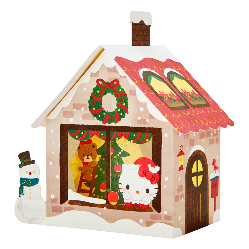 Sanrio Original Hello Kitty Christmas House Card