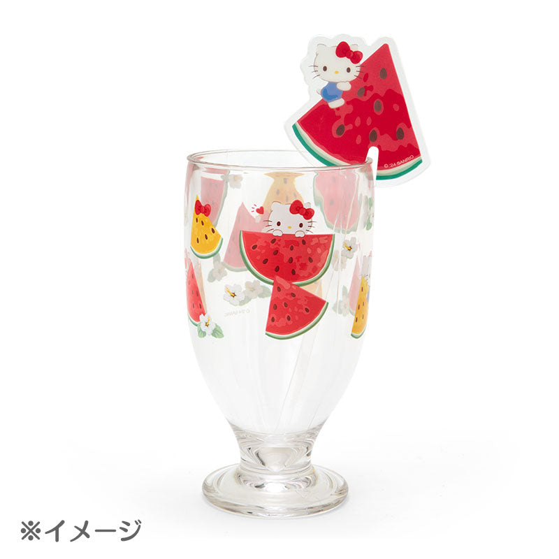 Sanrio Original Hello Kitty Colourful Fruits Drinks Stirrer