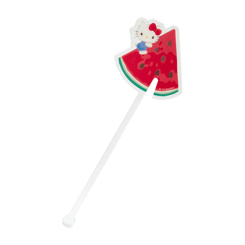 Sanrio Original Hello Kitty Colourful Fruits Drinks Stirrer