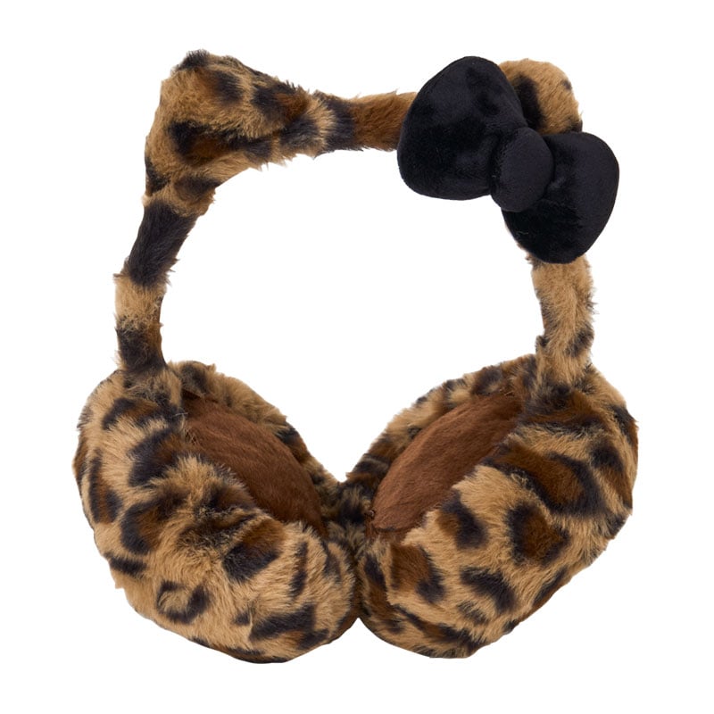 Sanrio Original Hello Kitty Leopard Print Sanrio Characters Earmuffs