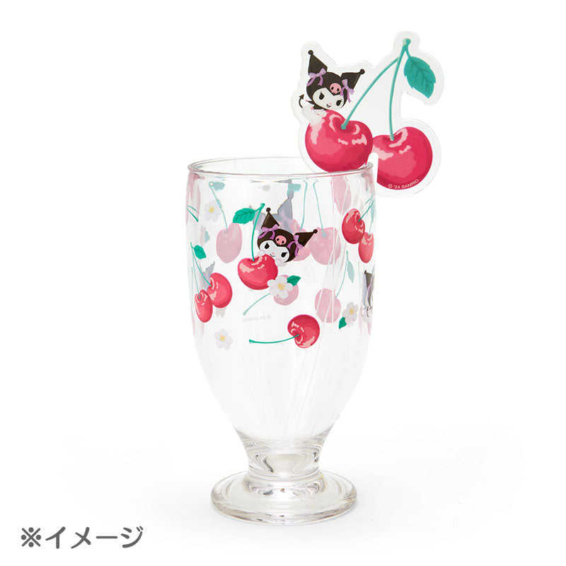 Sanrio Original Kuromi Colourful Fruits Drinks Stirrer