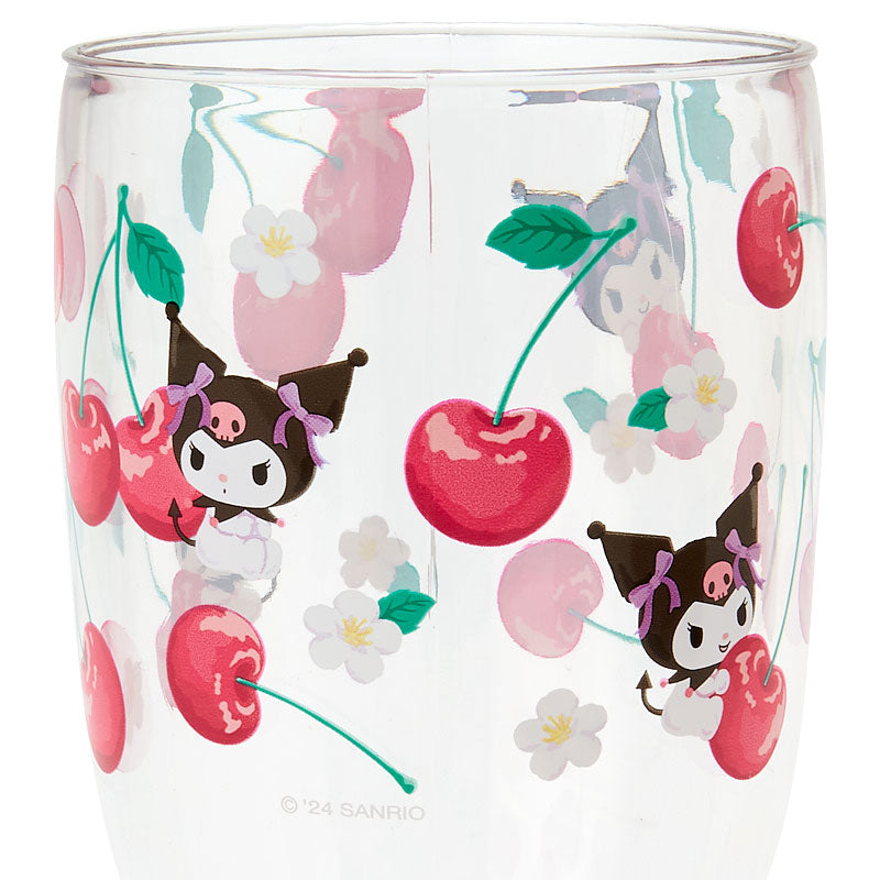 Sanrio Original Kuromi Colourful Fruits Stemmed Glass