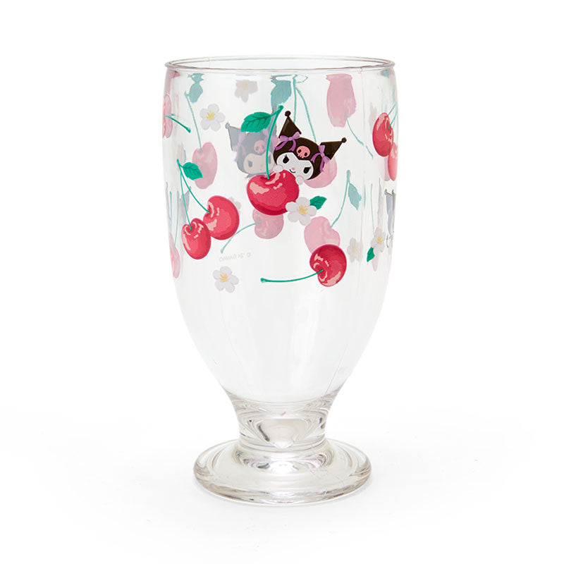 Sanrio Original Kuromi Colourful Fruits Stemmed Glass