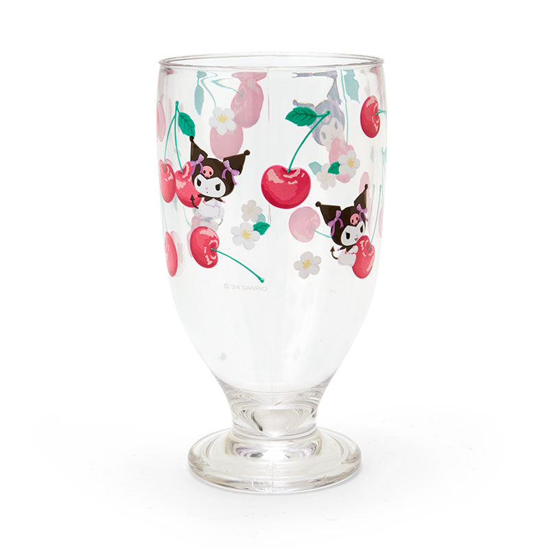 Sanrio Original Kuromi Colourful Fruits Stemmed Glass