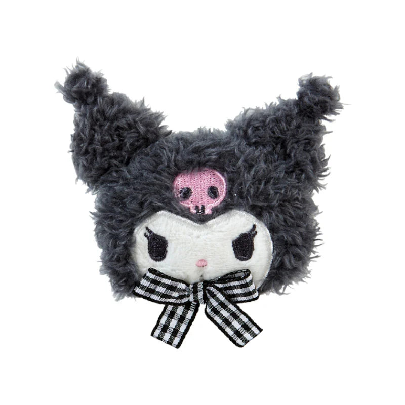 Sanrio Original Kuromi Mascot Hair Accessory Face Shaped Hair Clip