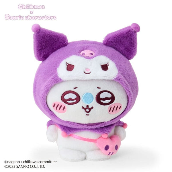 Kuromi x Momonga ぬいぐるみセット Momonga x Kuromi Chiikawa x Sanrio Characters Plush – oshoppu