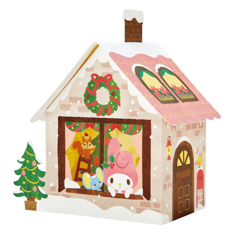 Sanrio Original My Melody Christmas House Card