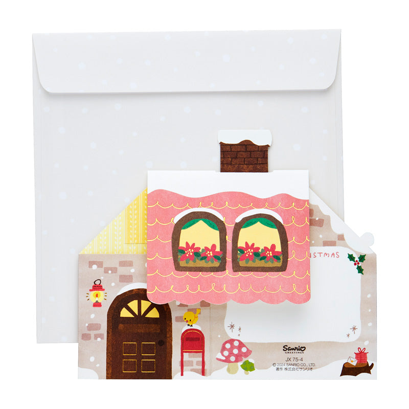 Sanrio Original My Melody Christmas House Card