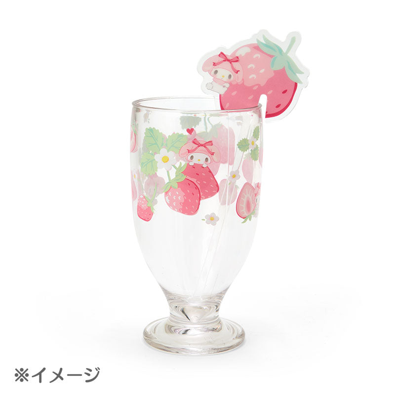 Sanrio Original My Melody Colourful Fruits Drinks Stirrer