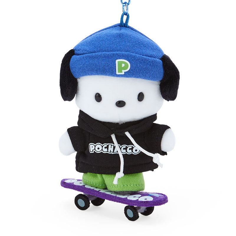 Sanrio Original Pochacco Sanrio Skateboard Mascot Plush