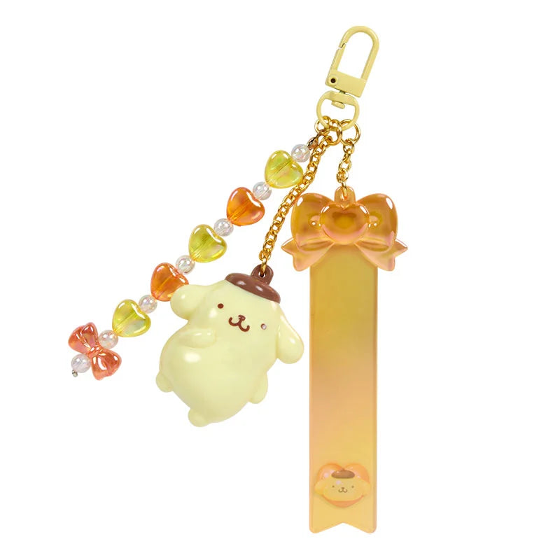 Sanrio Original Pompompurin 3D Custom Clear & Pukkuri Keychain