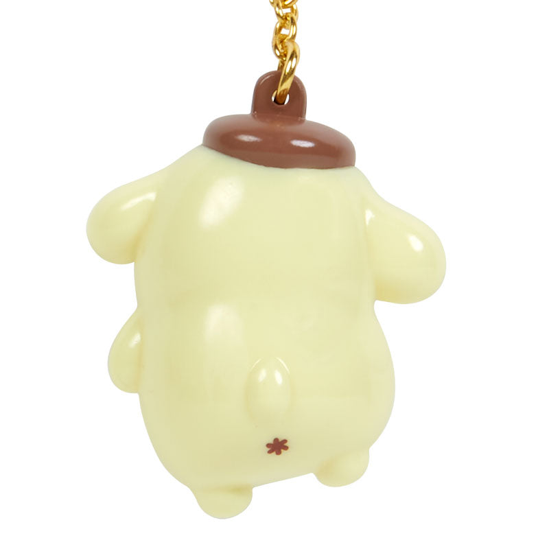 Sanrio Original Pompompurin 3D Custom Clear & Pukkuri Keychain