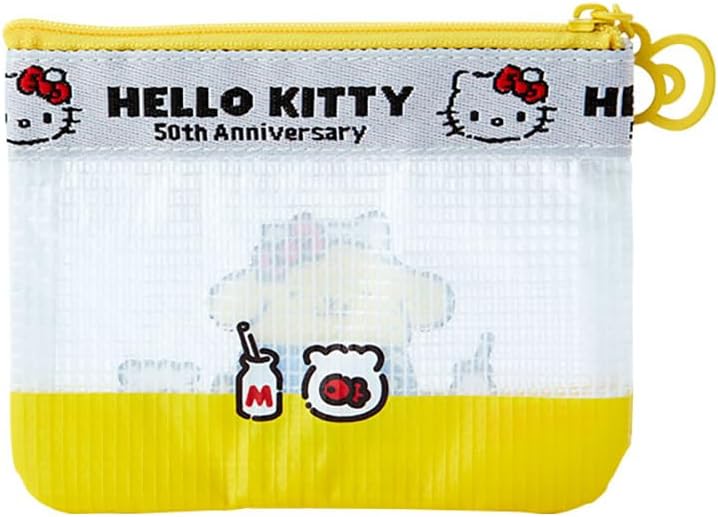 Sanrio Original Pompompurin HELLO Everyone! Design Series Flat Pouch