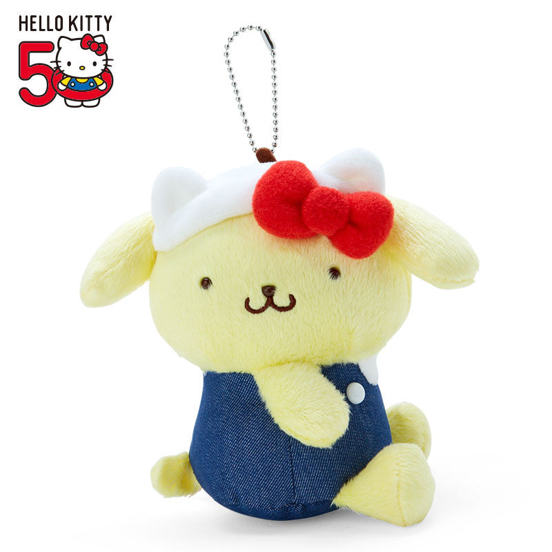 Sanrio Original Pompompurin Mascot HELLO Everyone! Design Series Plush [Hello Kitty 50th Anniversary]