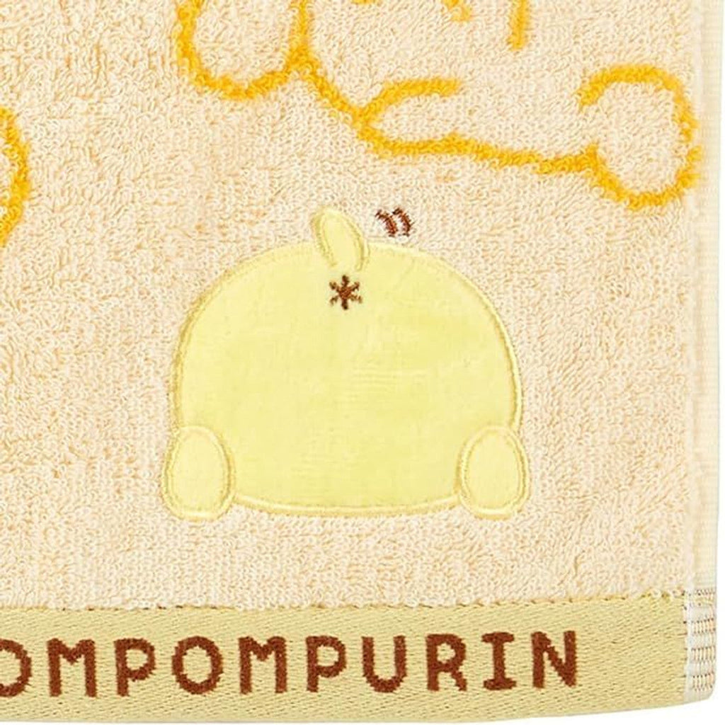 Sanrio Original Pompompurin Oshiri Puripuri Purin Design Series Hand Towel