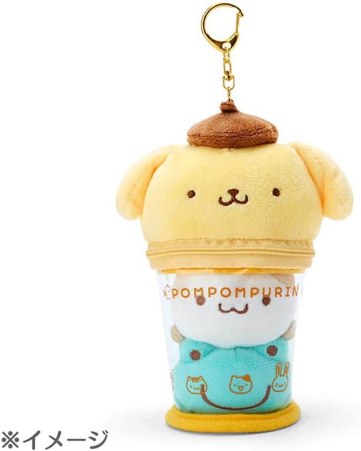 Sanrio Original Pompompurin Oshiri Puripuri Purin Design Vinyl Cup Pouch