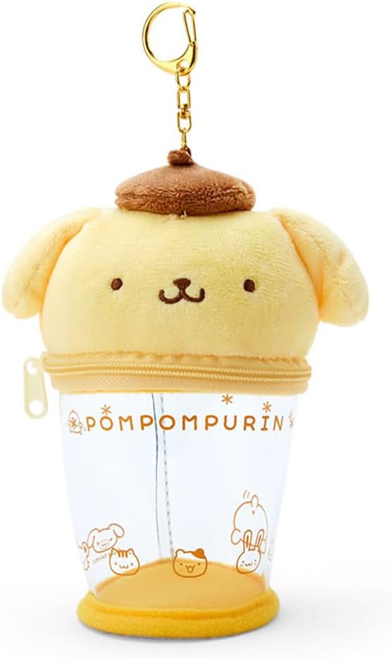 Sanrio Original Pompompurin Oshiri Puripuri Purin Design Vinyl Cup Pouch