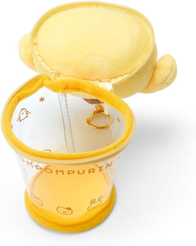 Sanrio Original Pompompurin Oshiri Puripuri Purin Design Vinyl Cup Pouch