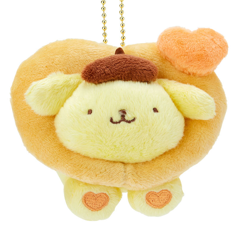 Sanrio Original Pompompurin Sanrio Characters Award 3rd Colourful Heart Series Mascot Holder [2024]