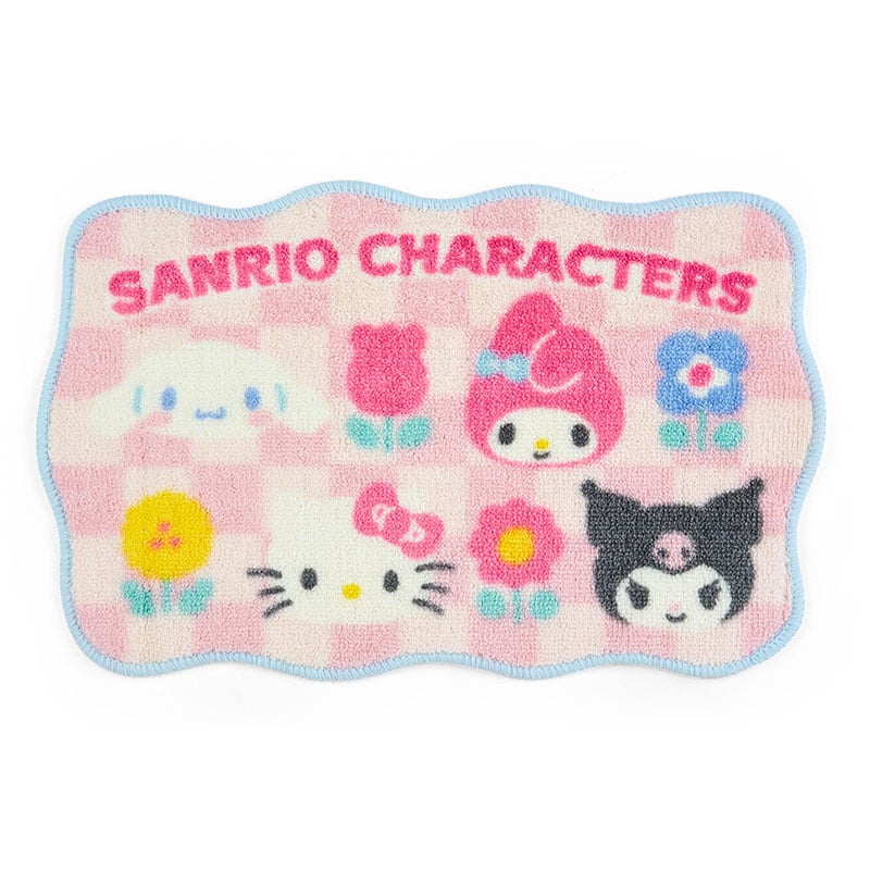 Sanrio Original Sanrio Pastel Checker Design Mini Room Mat