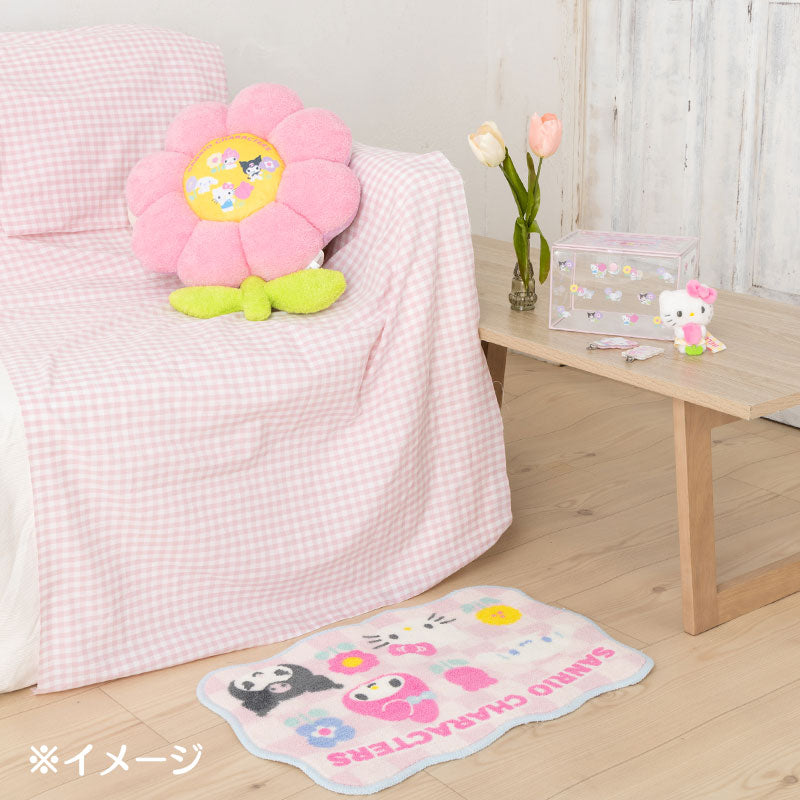 Sanrio Original Sanrio Pastel Checker Design Mini Room Mat