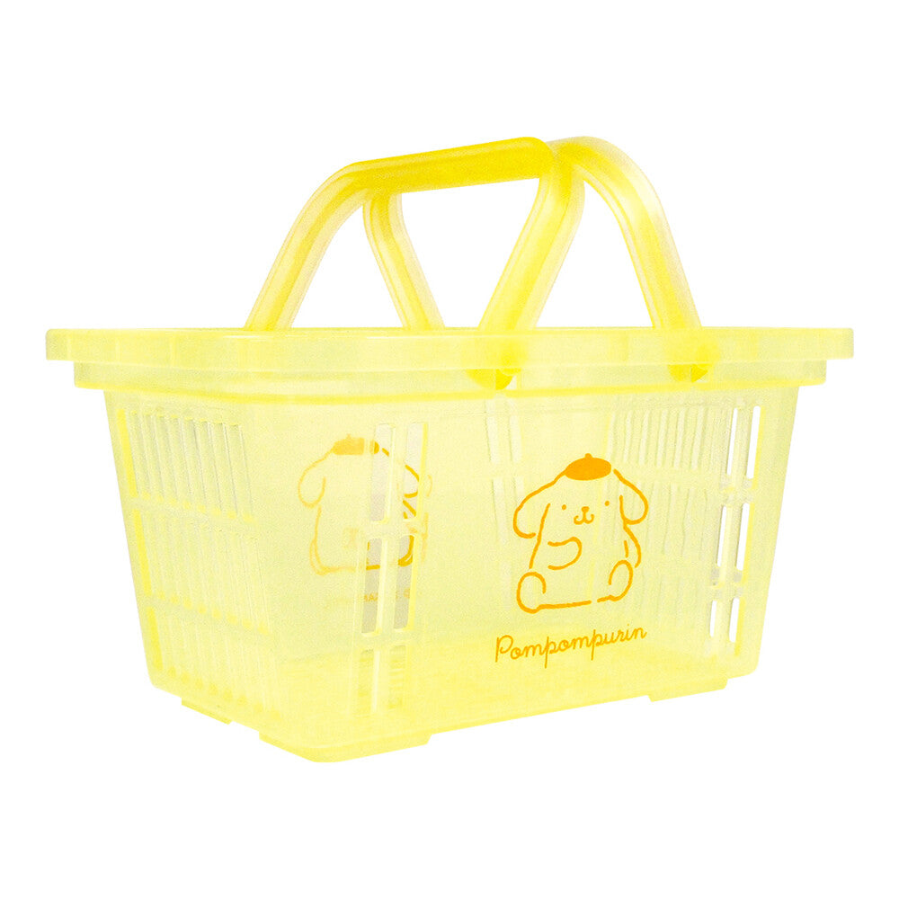 Sanrio Pompompurin Clear Yellow Storage Basket