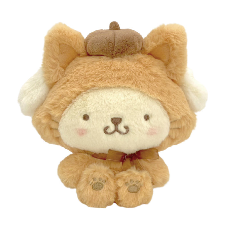 Sanrio Pompompurin Fluffy Pastel Nyanko Plush