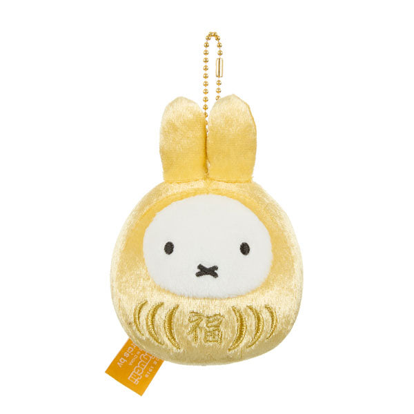 Sekiguchi Miffy Gold Daruma Plush Mascot