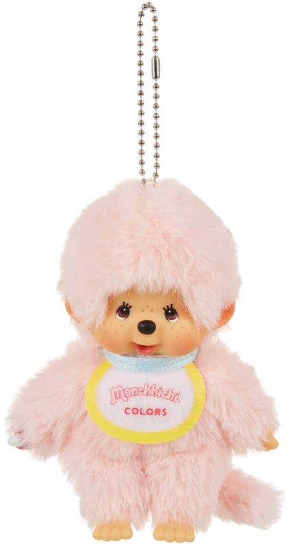 Sekiguchi Pink Monchhichi COLORS Keychain