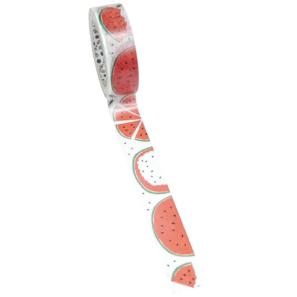 Shinzi Katoh Decorative Tape Watermelon and Ants Washi Tape