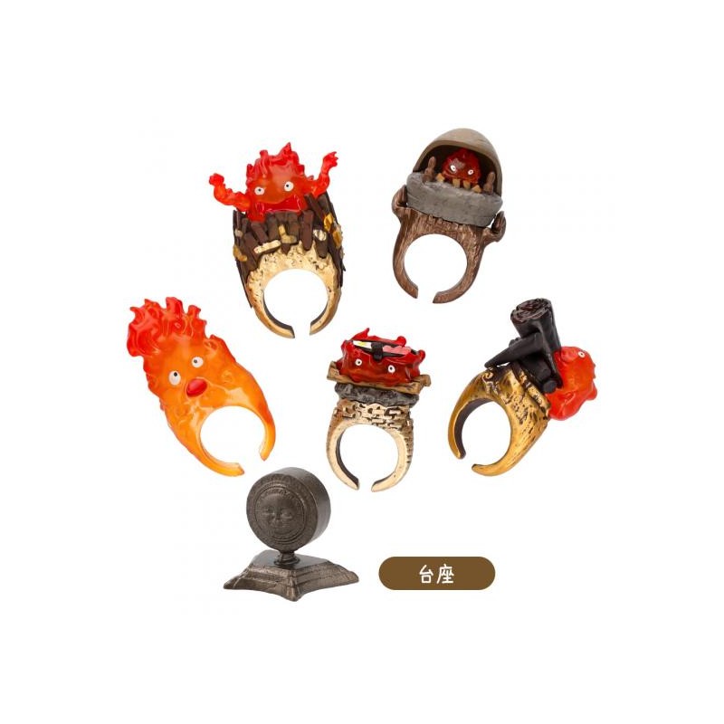 Studio Ghibli Calcifer is Full Ring Blind Box