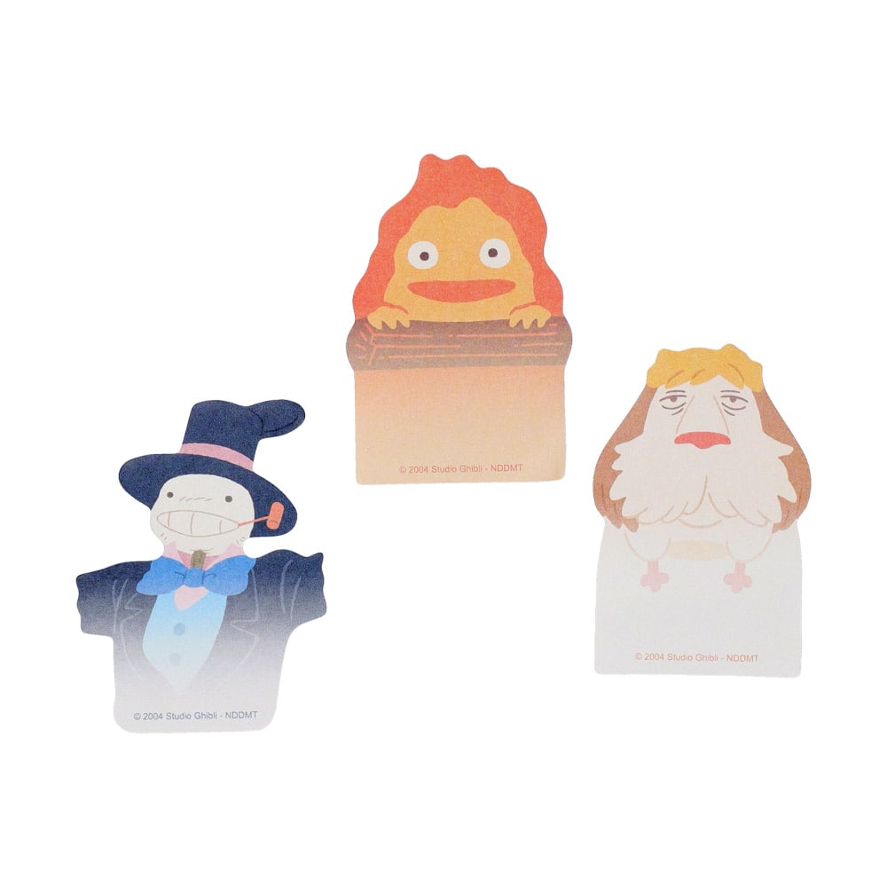 Studio Ghibli Howl's Moving Castle Die-Cut Sticky Notes Set