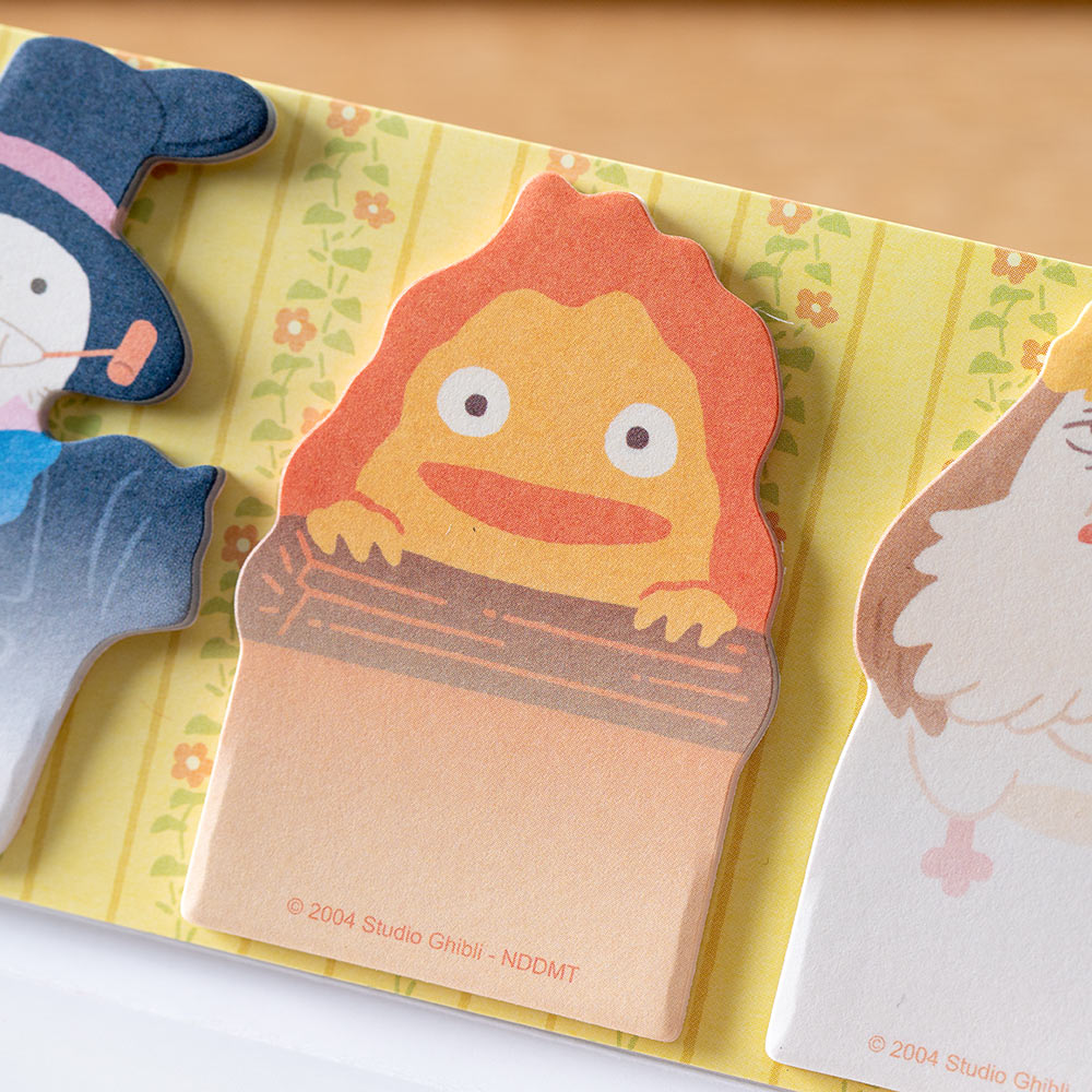 Studio Ghibli Howl's Moving Castle Die-Cut Sticky Notes Set