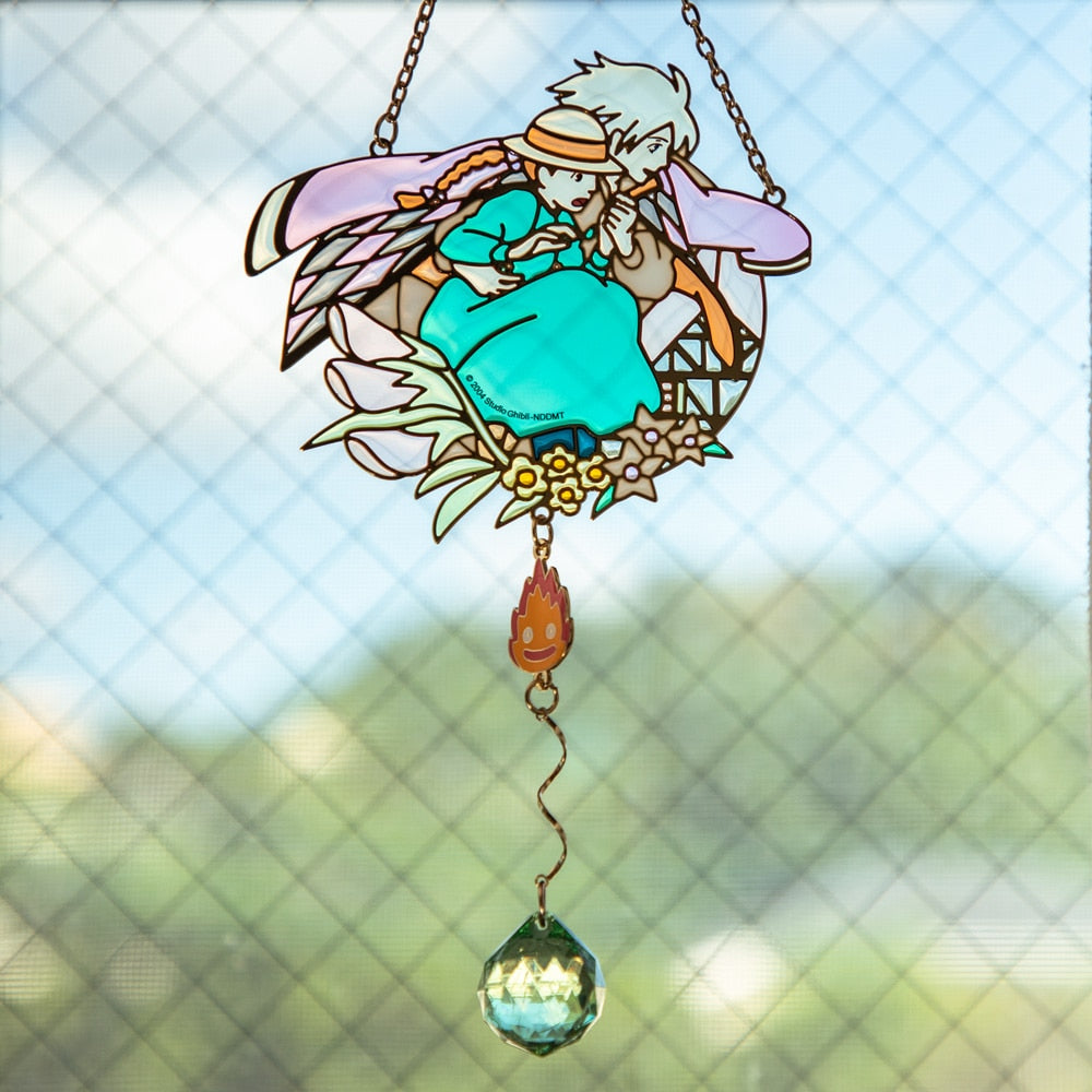 Studio Ghibli Howl's Moving Castle Kaze no Tori Michi Series Suncatcher