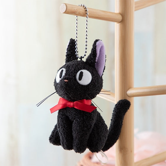 Studio Ghibli Jiji the Cat Plush Mascot with Ball Chain