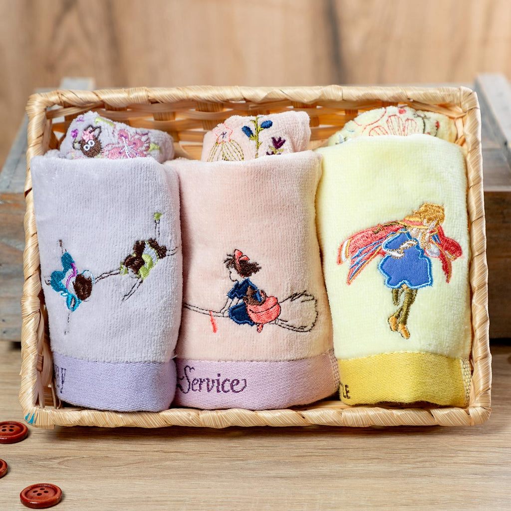 Studio Ghibli "Kiki's Delivery Service" Embroidered Mini Towel