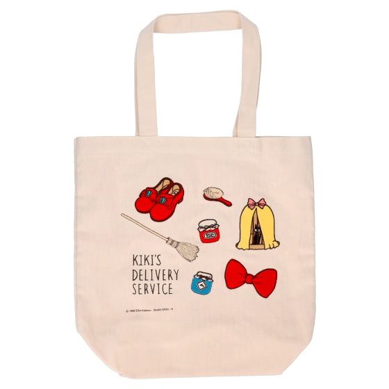 Studio Ghibli Kiki’s Delivery Service Vertical Embroidery Canvas Tote Bag [Precious Goods]