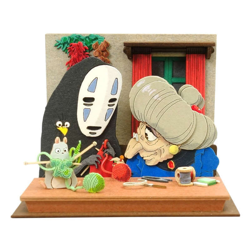 Studio Ghibli Miniature Studio Ghibli Spirited Away: Knitting with Zeniba