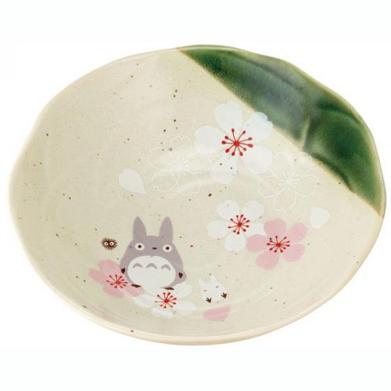 Studio Ghibli My Neighbor Totoro Deep Plate [Japanese Cherry Blossom Pattern]