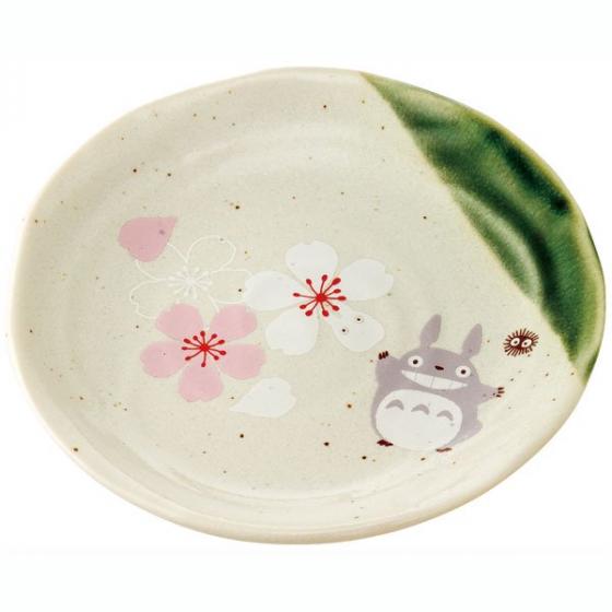 Studio Ghibli My Neighbor Totoro Small Plate [Japanese Cherry Blossom Pattern]